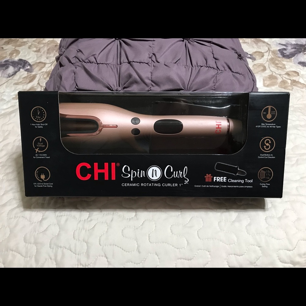 Chi Spin and Curl  ceramic 1” curler